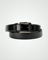 Classic Black Formal Leather Belt