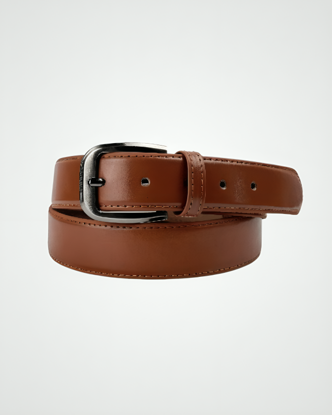 Rich Brown Leather Belt