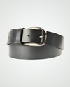 Essential Black Leather Belt for Daily Wear