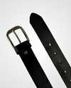 Essential Black Leather Belt for Daily Wear
