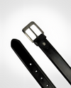 Classic Black Formal Leather Belt