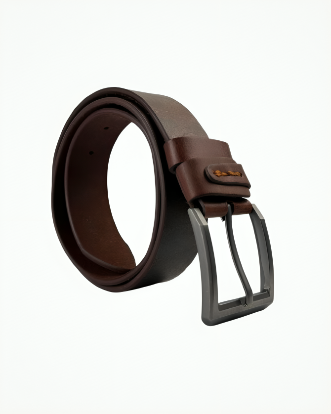 Premium Brown Leather Belt for Men