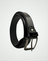 Classic Black Formal Leather Belt