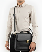 Elite Professional Leather Laptop Bag