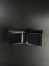 Rich Plum Leather Wallet with Dual ID Windows