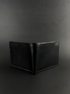 Black Leather Wallet: 18 Pockets for Max Capacity