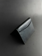 Minimalist Black Card Holder: Pure Leather, Zero Bulk