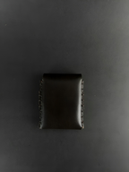 Hand Made Dark Brown Leather Card Pouch
