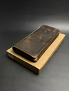 Luxury Vintage Leather Checkbook Holder