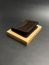 Crocodile Pattern Leather Bifold: Luxury Card Holder