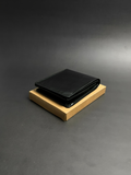 Black Leather Wallet: 18 Pockets for Max Capacity