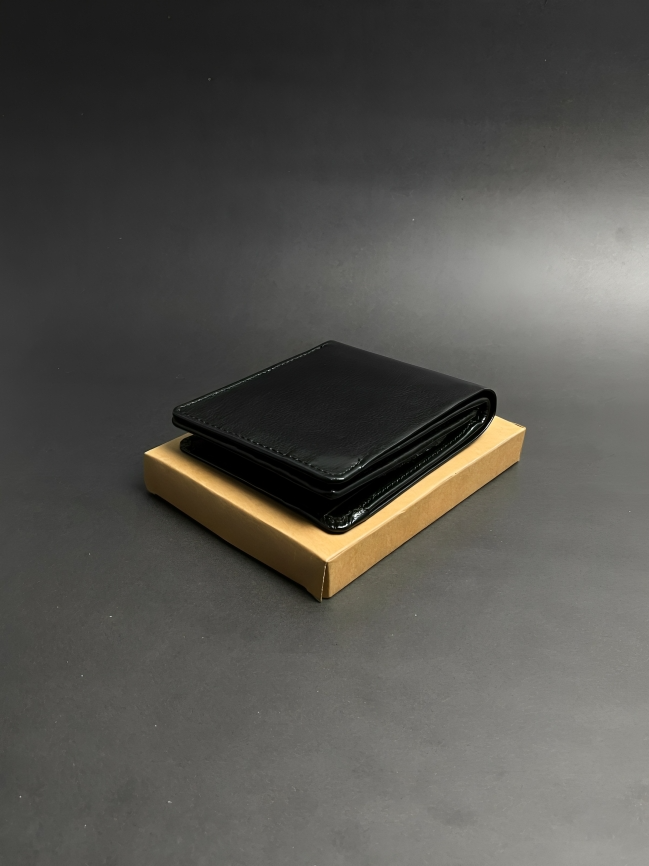 Black Leather Wallet: 18 Pockets for Max Capacity