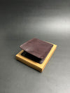 Rich Plum Leather Wallet with Dual ID Windows