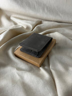 Vintage Distressed Brown Leather Slim Wallet