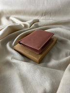 Vibrant Blue Leather Card and ID Wallet
