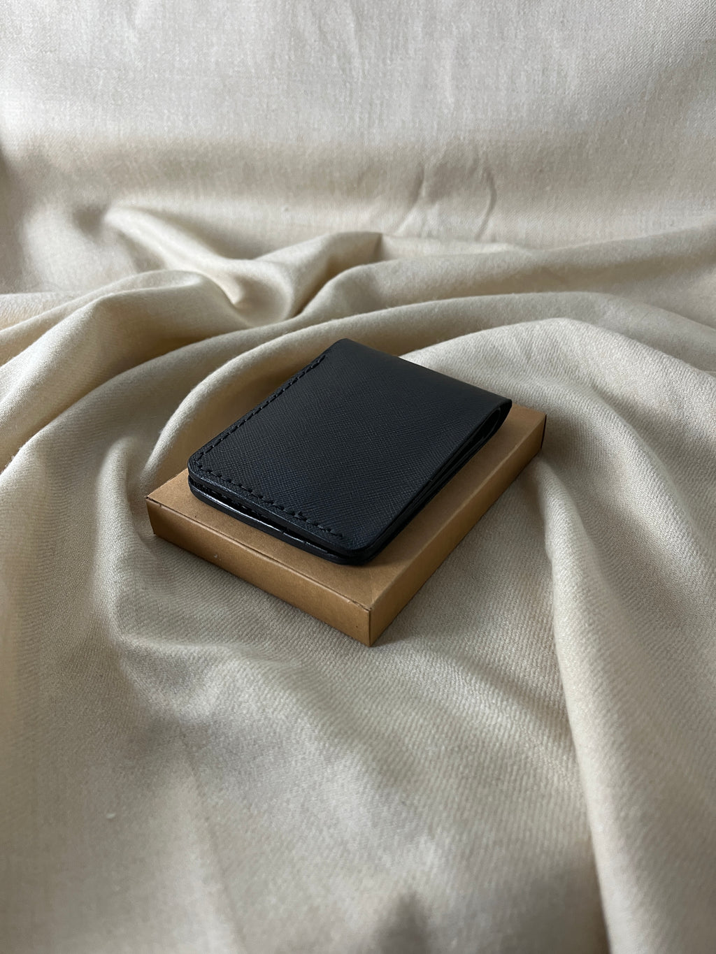 Hand-Stitched Leather Bifold Wallet